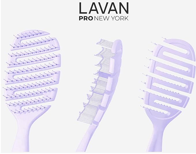 Flex Detangling Hair Brush (Purple)
