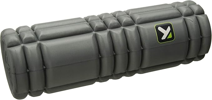 TriggerPoint CORE Foam Massage Roller (Back, Body, Legs) with Softer Compression, Deep Tissue and Muscle Recovery - Relieves Muscle Pain & Tightness, Improves Mobility & Circulation (12''), Gray