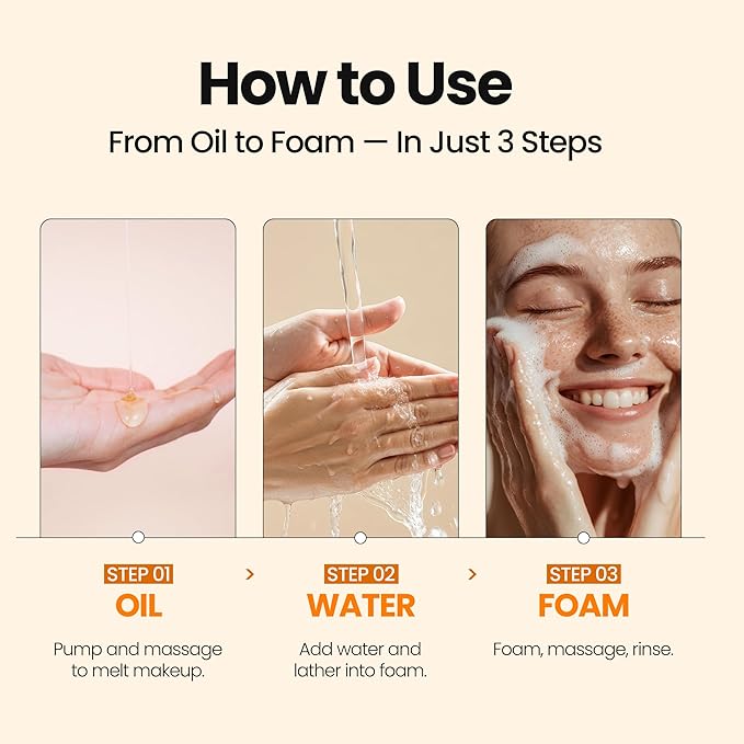 [K-Beauty] Calendula Biome Oil to Foam - All-in-One Korean Face Wash Oil-Based Foaming Facial Cleanser - Soothing & Moisturizing Care - Gentle Makeup Deep Cleansing Oil for Dry Skin Types 3.88 fl oz