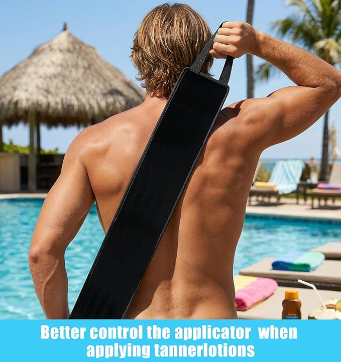 Lotion Applicator for Back, Back Self Tanner Applicator Double-sided