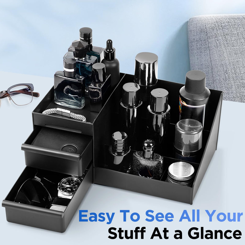 EXIN DECHEN Cologne Organizer for Men, Cologne Stand, Room Decor for Men