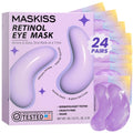 Maskiss Retinol Under Eye Patches (24 Pairs), Lavender Purple Eye Masks for Dark Circles, Puffy Eyes & Wrinkles, Firming Collagen Eye Patches, Vegan Cruelty-Free Skincare Gifts for Women