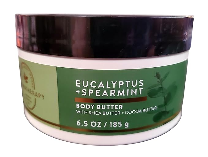 Bath and Body Works Eucalyptus Spearmint Aromatherapy Body Butter 6.5 Oz