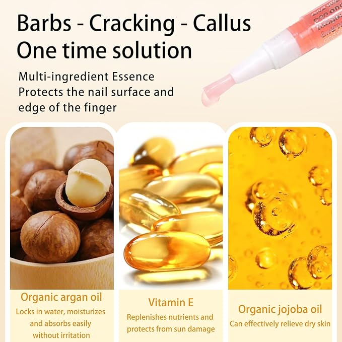 BEVINAS Nail Cuticle Oil (Olive Honey) Revitalize and Strengthen Your Nails with Finger Secret Premium Nail Nutrient Oils - The Ultimate Nail Care Solution with Unique Revitalizing and Complex Blend