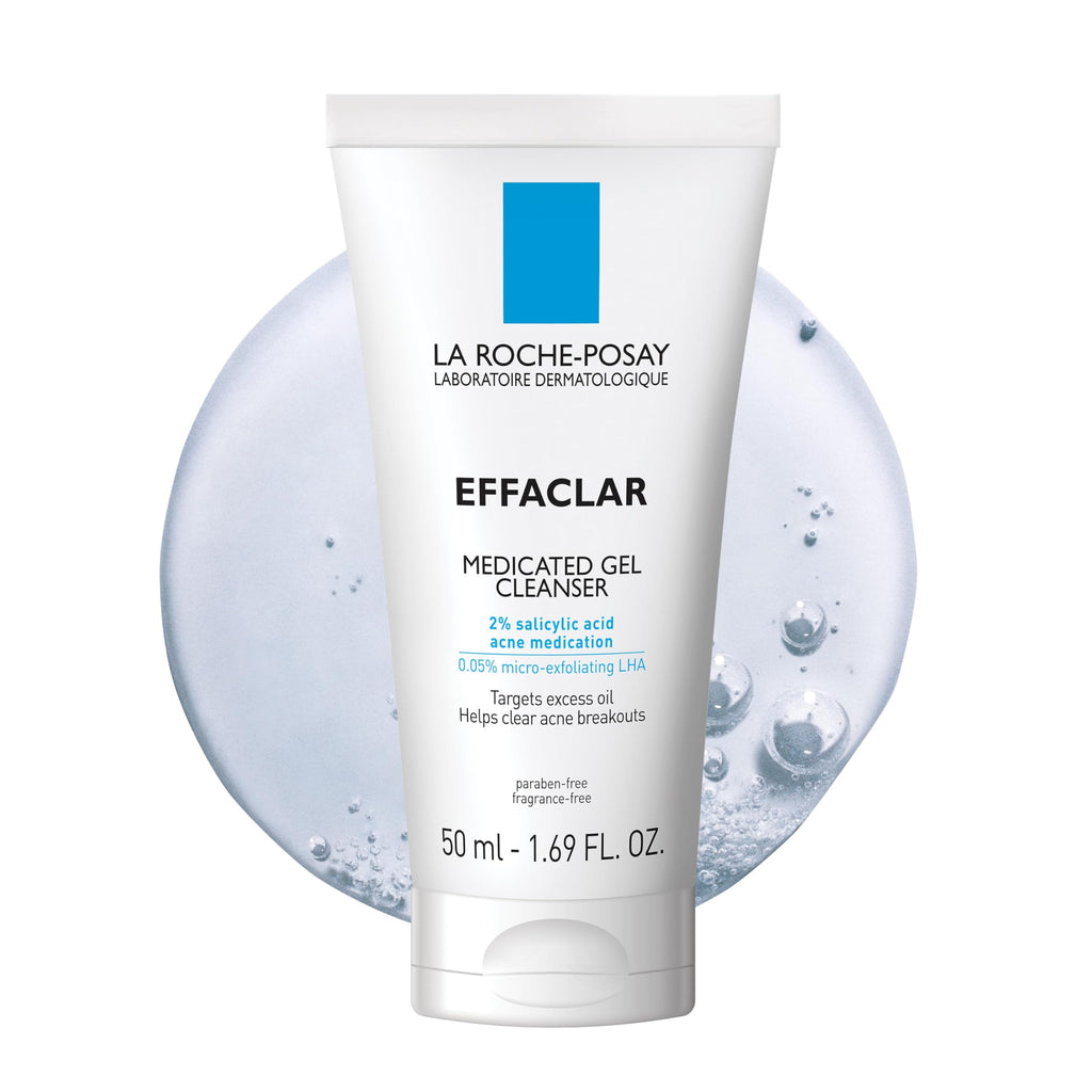 La Roche-Posay Effaclar Medicated Acne Face Wash with Salicylic Acid, 1.7oz