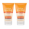 Neutrogena Oil-Free Acne Face Scrub, 2% Salicylic Acid Acne Treatment, Daily Face Wash to help Prevent Breakouts, Exfoliating Facial Cleanser for Acne-Prone Skin, Twin Pack, 4.2 fl. oz, 2 Pack