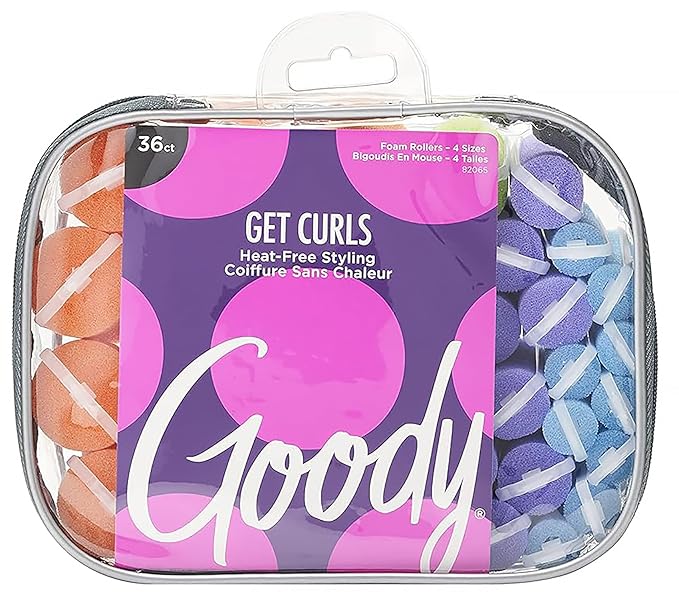 Goody Styling Essentials Foam Hair Roller, Mega Pack, 36 Count