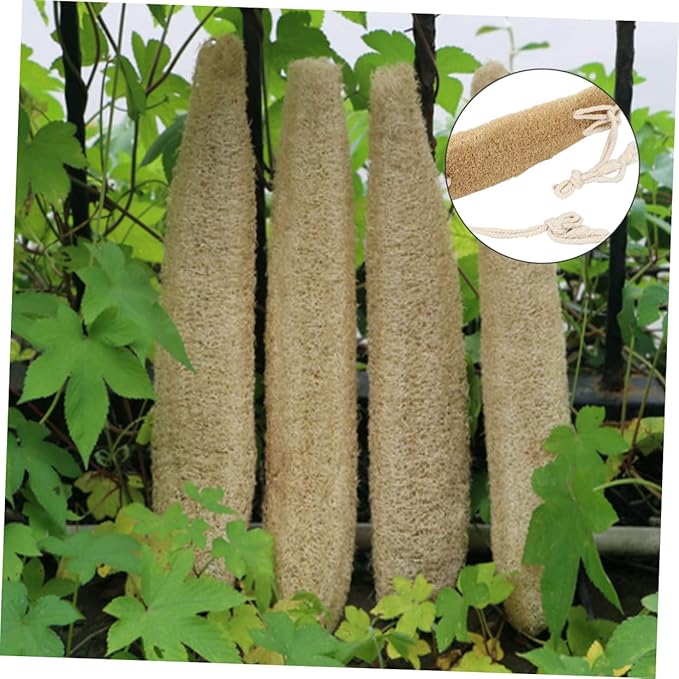 TOGEVAL Comfortable Double-Sided Exfoliating Bath Bands Loofah Back Brush Bath Body Strap Long Strap Body Cleaner