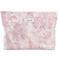 STARDW Aesthetic Floral Makeup Bag Cute Small Cosmetic Bags for Women Girls, Travel Toiletry Bag Large Capacity Zipper Makeup Pouch, Purse Organizer Pouches