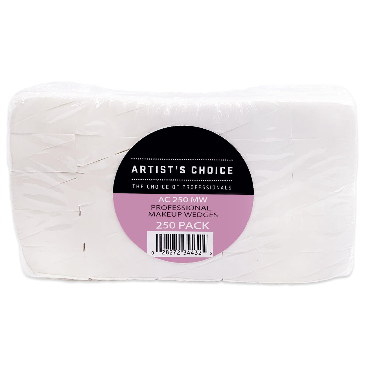 Artist's Choice Makeup Wedges, Triangle Cosmetic Sponges, 250 Pack