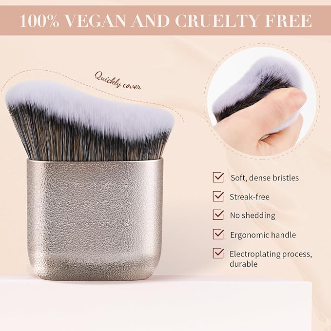 docolor Self Tanner Brush, Kabuki Body Makeup Brush