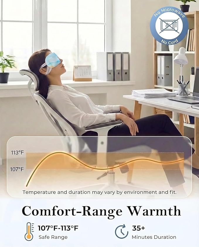 FACEMOON Self Heating Steam Eye Masks