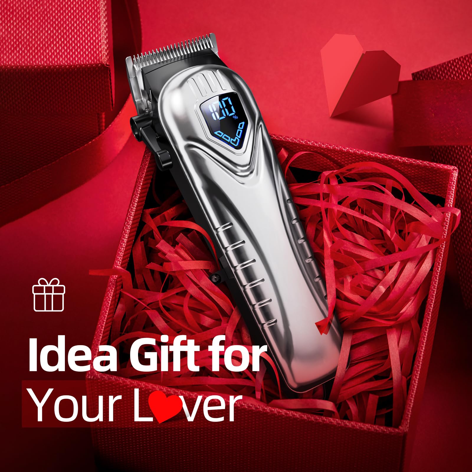 Chicclly Low Noise Hair Clippers for Men & Women with 10 Color Guide Combs