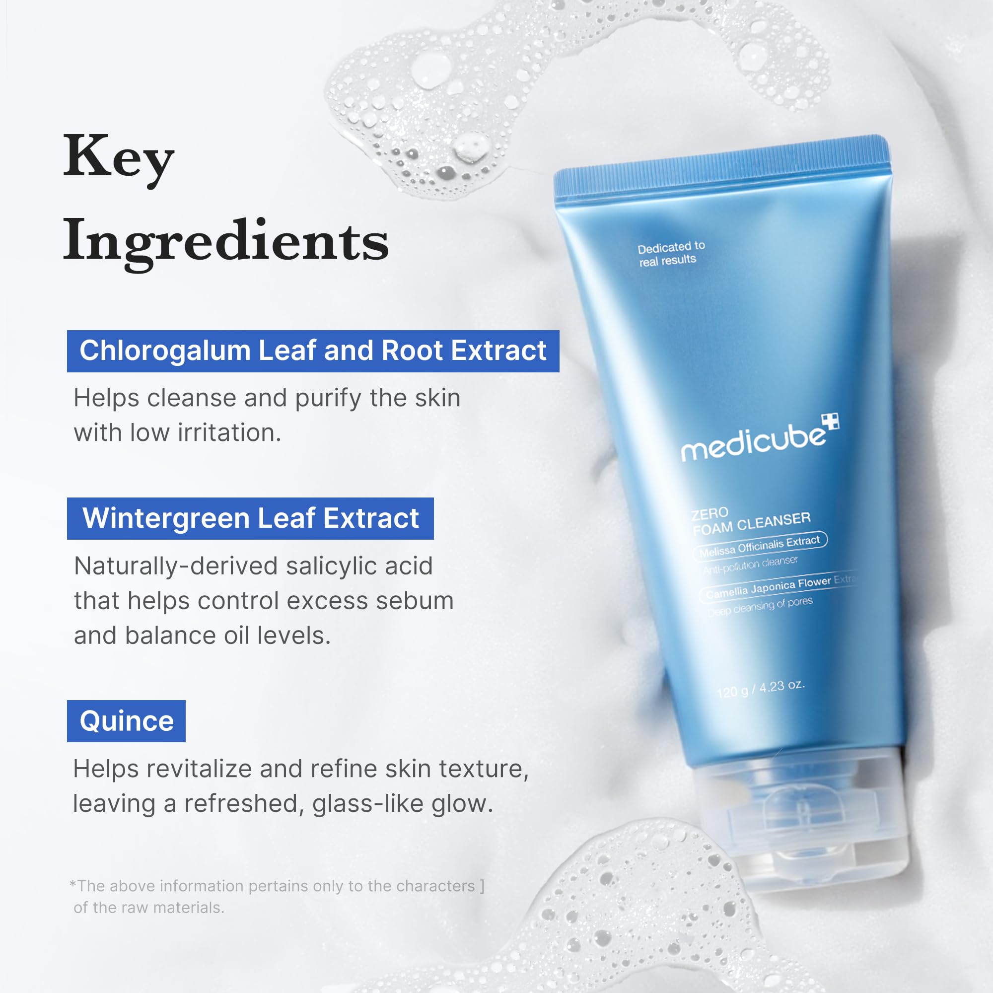 medicube Facial Cleanser Zero Foam Cleanser for Pore & Excess Oil Care