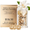 HKH Retinol + HPR Serum for Face - Anti-Aging Wrinkle Night Serum Capsules - Peptide Serum for Women - Skincare Fine Lines & Tighten Sagging Skin - Non-Greasy - Travel-Friendly (Retinol)