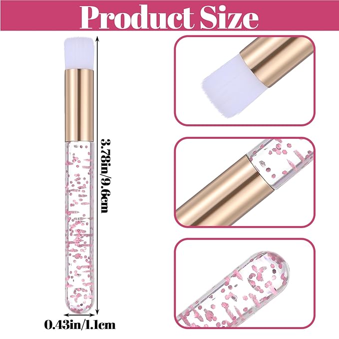 100 Pieces Lash Brushes for Cleaning, Lash Shampoo Brushes Eyelash Extension Cleansing Blackhead Removing Brush Nose Pore Deep Cleaning Facial Cleansing Brush (4 Colors, 3.8Inch)