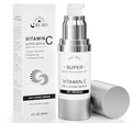 Super Vitamin C Serum, 20% Vit C Anti Aging & Wrinkle Retinol Face Serum With Hyaluronic Acid, Vitamin E, Caffeine, Peptides For Women Face Fine Lines Wrinkle Brightening - 1 Fl Oz