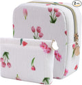 2-Pack Period Bag for Women Girls, Portable Corduroy Sanitary Napkin Storage Bag Period Pouch Small Discreet Menstrual Pouch, Sanitary Pads Bag Period Kits Tampons Holder for First Period