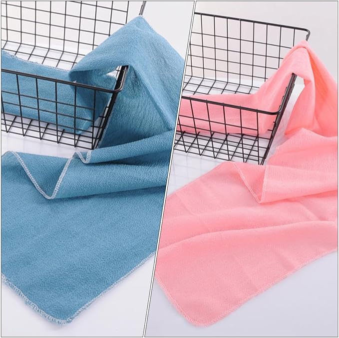2pcs Back Scrubber Straps Exfoliating Rubbing Towels with Coarse Texture for Shower Use, Sturdy Dual-Sided Bath Towels for Men and Women, Home and Travel Bath Accessories