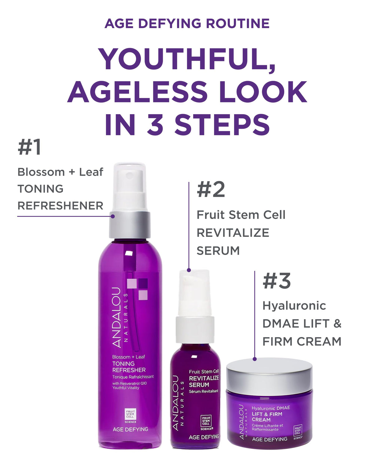 Andalou Naturals Age Defying Blossom + Leaf Toning Refresher (6 fl oz)