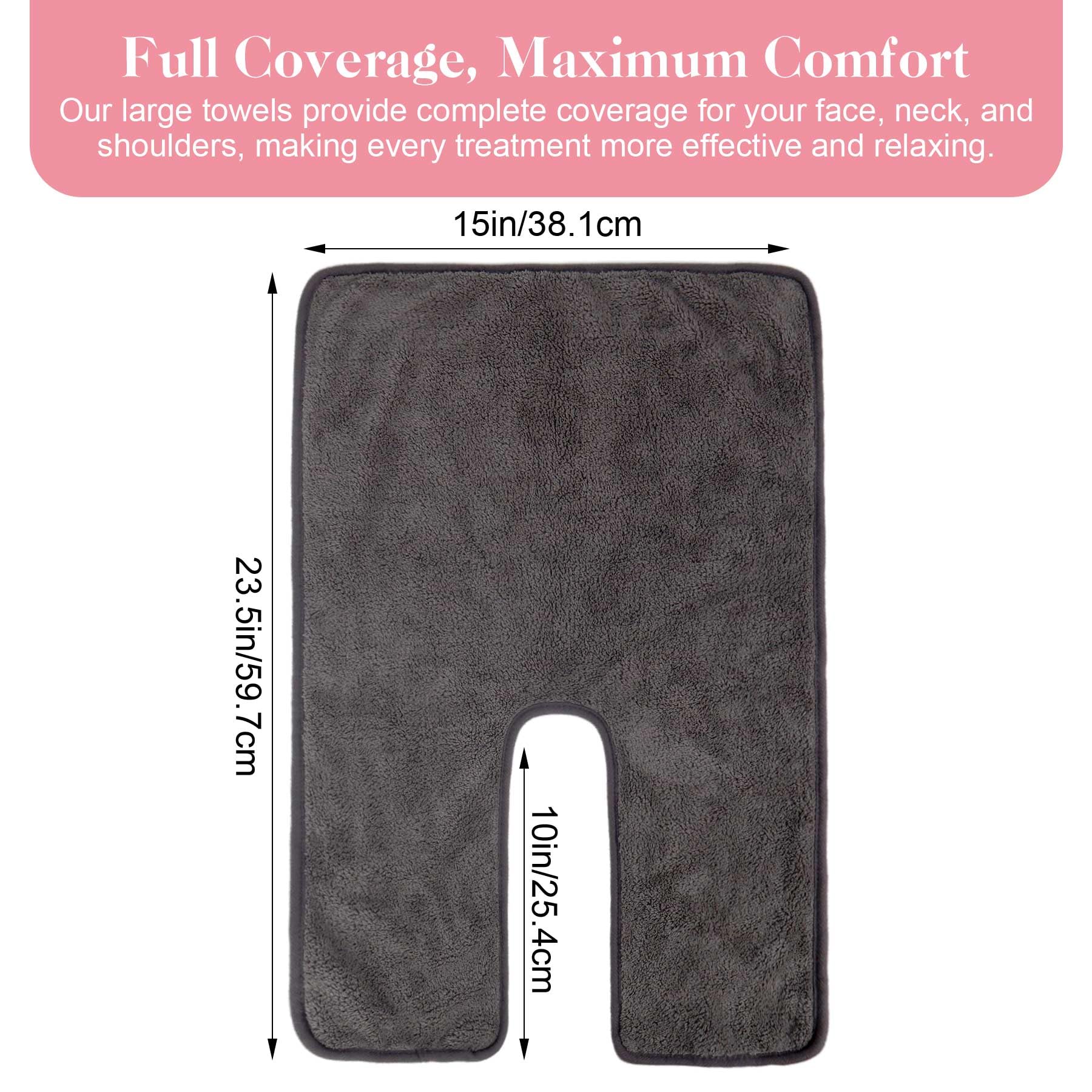 Breenhill 12 Pack Soft, Thick Spa Towels - Microfiber Facial Towels for Professional Estheticians