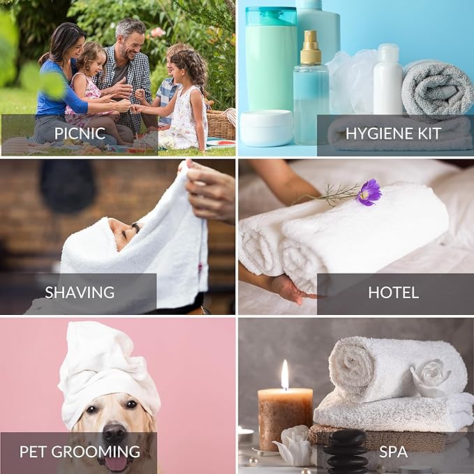 GOLD TEXTILES 12 Pack White Economy Cotton Blend 15x25 Inches Basic Hand Towels- Gym Towels (1 Dozen)