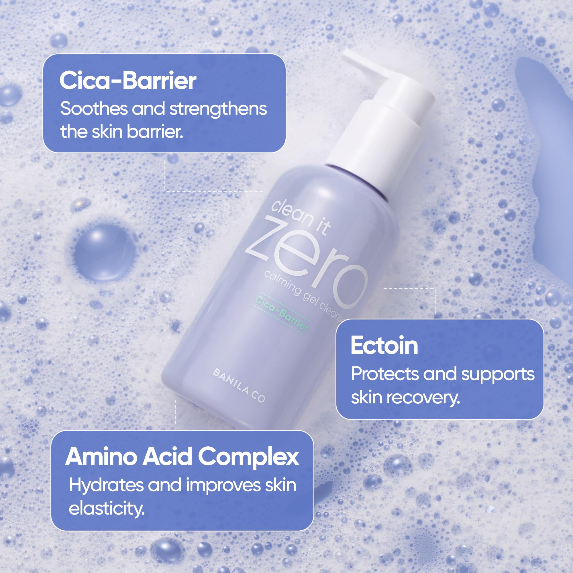 BANILA CO Clean It Zero Calming Gel Cleanser - Cica Gel (6.76 fl oz)