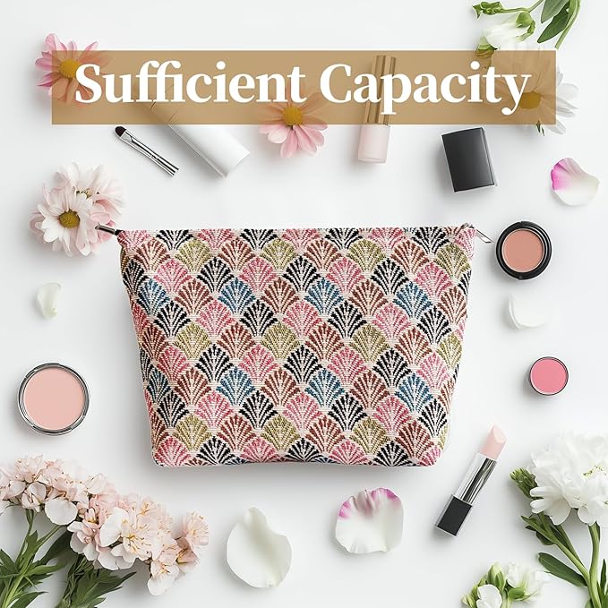 itgowisa Diamond Makeup Bag for Women,Travel Makeup Pouch Purse Organizer