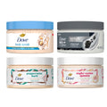 Dove Treats Exfoliating Mini Body Scrub 4 Pack 3.5oz each