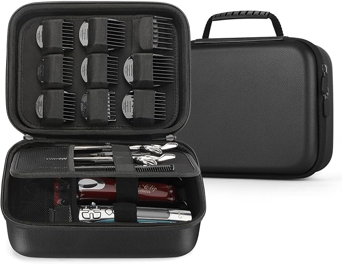 Hard Barber Accessories Case for Hair Clippers Cutting Barber Holder PU