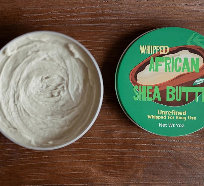 Whipped Shea Butter for Body, Skin & Hair | Eczema, Dry Skin, Stretch Marks | African | 7oz | Packaging May Vary