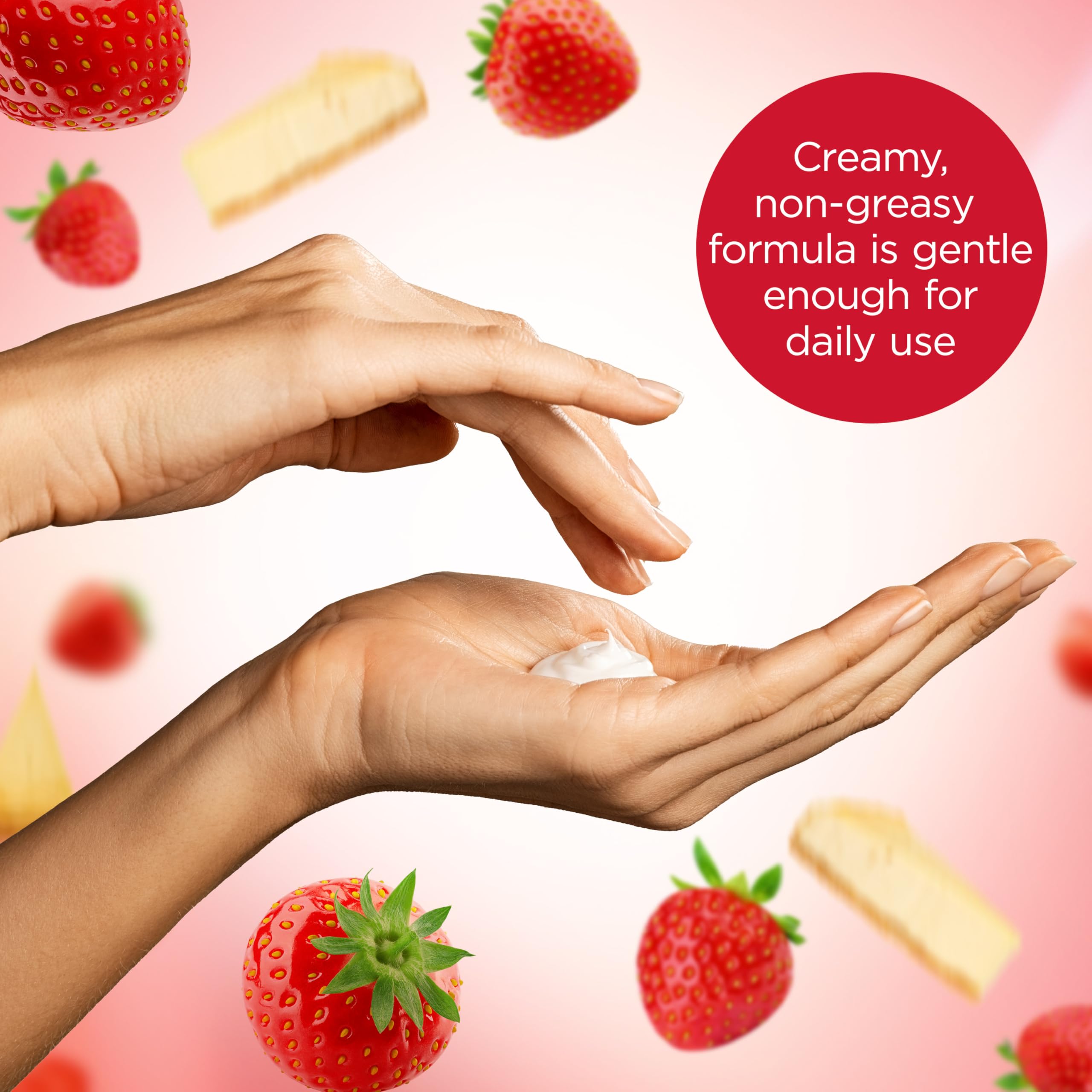 Bodycology Shea Butter Body Cream, Strawberry Cheesecake, 8 oz