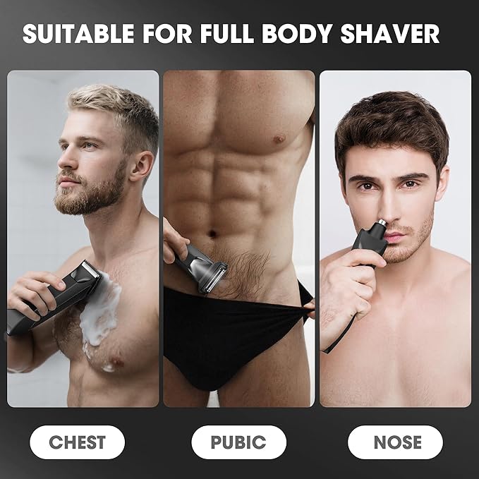 Manscape Bald Head & Body Shavers for Men, Body/Ball/Pubic/Groin Trimmer