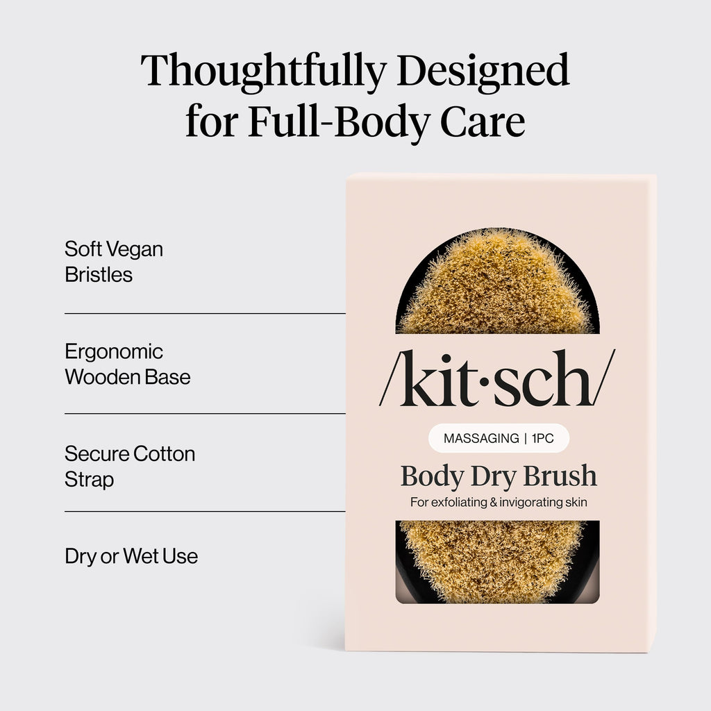 Kitsch Dry Brushing Body Brush for Lymphatic Drainage