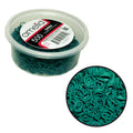 Amelia Beauty 500 Count Small Rubber Bands for Hair – ½" Green - USA - Recloseable Container - Mini Hair Elastics for Braids, Ponytails, Cornrows & Twists – Strong Hold Ponytail Holders
