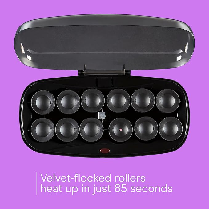 Conair Velvet Flocked Jumbo Hot Rollers Set