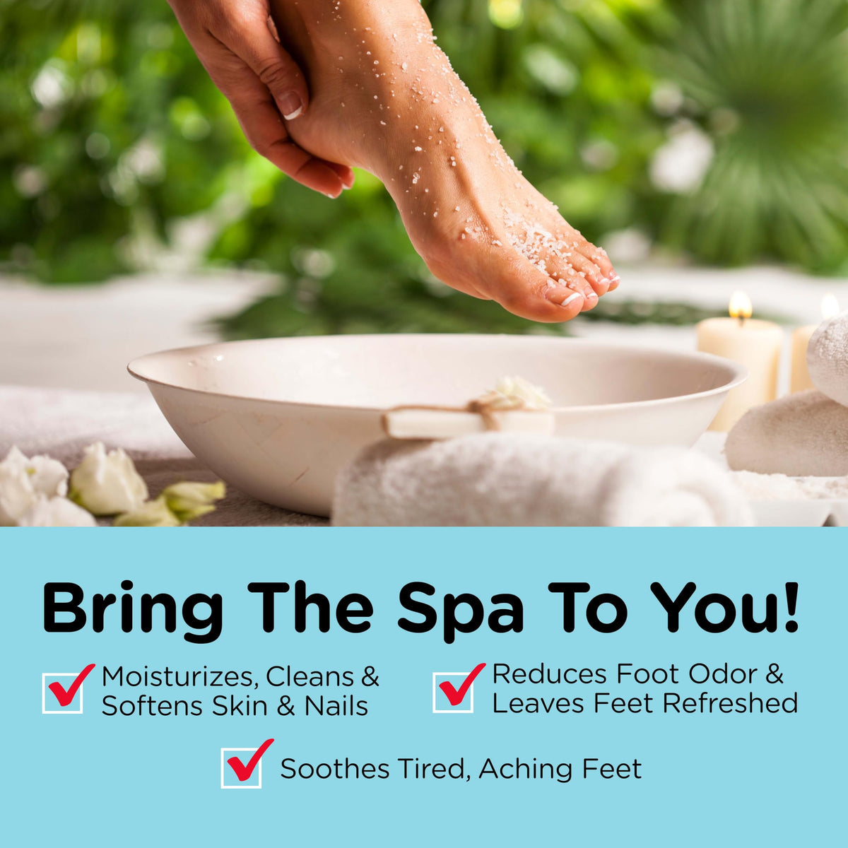 Fungi-Nail Foot & Nail Soak, Tea Tree Oil Foot Soak, 1 Pound