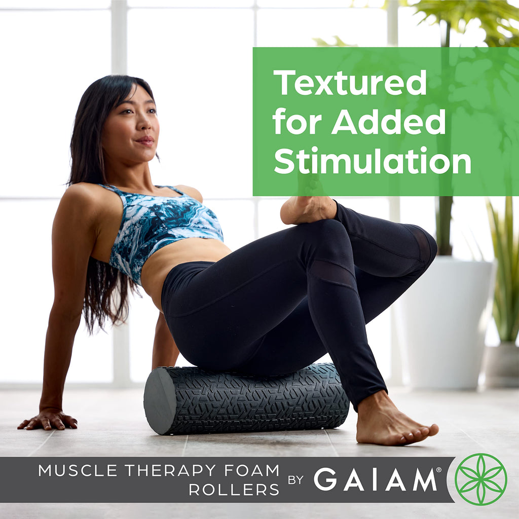 Gaiam Restore Foam Roller, Muscle Recovery, 36" Long