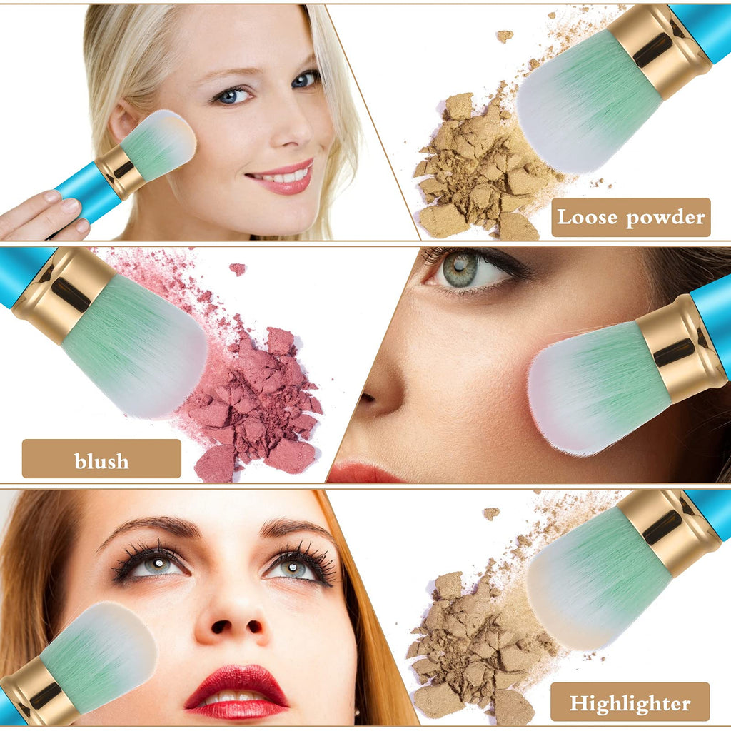 Retractable Makeup Brush, Travel Kabuki Face Blush Brush