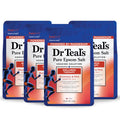 Dr Teal's Pure Epsom Salt Soak, Wellness Therapy with Rosemary & Mint, 3 lbs (Pack of 4)