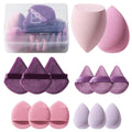 Makeup Sponge Set BS-MALL Triangle Puff 14PCS Non-Latex Beauty Blender Sponges with Travel Case, Soft Makeup Puff for Foundation, Concealer, Cream & Powder, Face & Eye Blending for Sensitive Skin