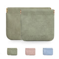 RIGHT AWAY 2 PCS Small Makeup Bag for Purse,Mini Cosmetic Organizer Make Up Bag for Women,Squeeze Coin Purse Pouch,Portable Tiny Makeup Pouches for Cosmetic Accessories,Lipstick, Jewelry, Card, Coins