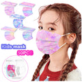 YUGYUJ 50Pcs Kids Face Mask Childrens 3 Ply Non-Woven Protective Breathable Kids Face Mask for Boys Girls Outdoor School (50Pcs Kids Mask B)