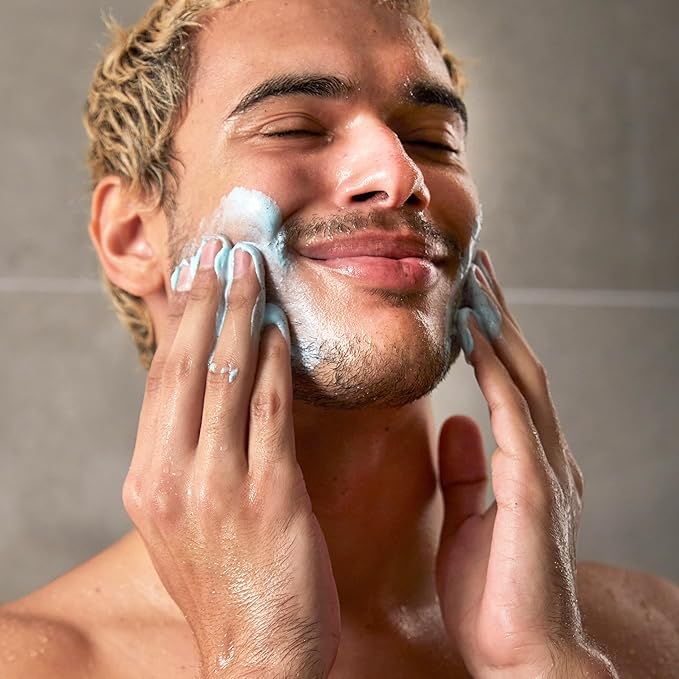 DOVE MEN + CARE Body and Face Scrub Eucalyptus Deeply Exfoliates for Hydrated & Nourished Skin 100% Gentle Cleanser, No Sulfate Cleansers or Parabens 9 oz (Pack of 4)