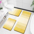 OLANLY Microfiber Bathroom Rugs Sets 3 Piece, 47"x20"+24"x16"+24"x20"