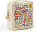 Primo Lines Period Bag – Compact Discreet Tampons & Pad Pouch with Waterproof Lining, Cute & Stylish Period Pouches