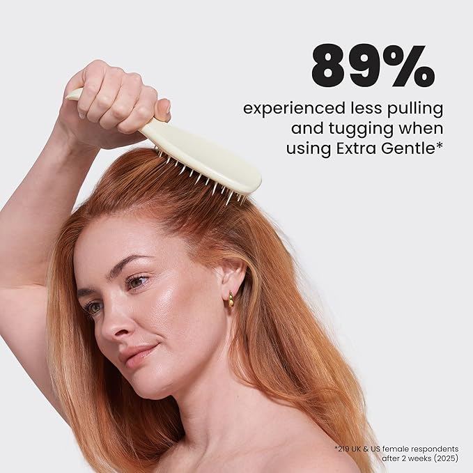 Tangle Teezer Extra Gentle Detangler Brush, Fragile Hair, Chamomile Yellow