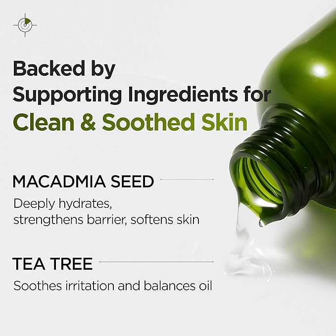 P.CALM Underpore Holy Basil Cleansing Oil | Holy Basil & Tea Tree for Pore Purifying, Blackhead Care & Makeup Removal, Cleansing Oil | Korean Skincare, 190ml / 6.42 fl. oz