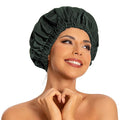 Edoneery Reusable Shower Caps for Women, Waterproof Long Hair Bonnet