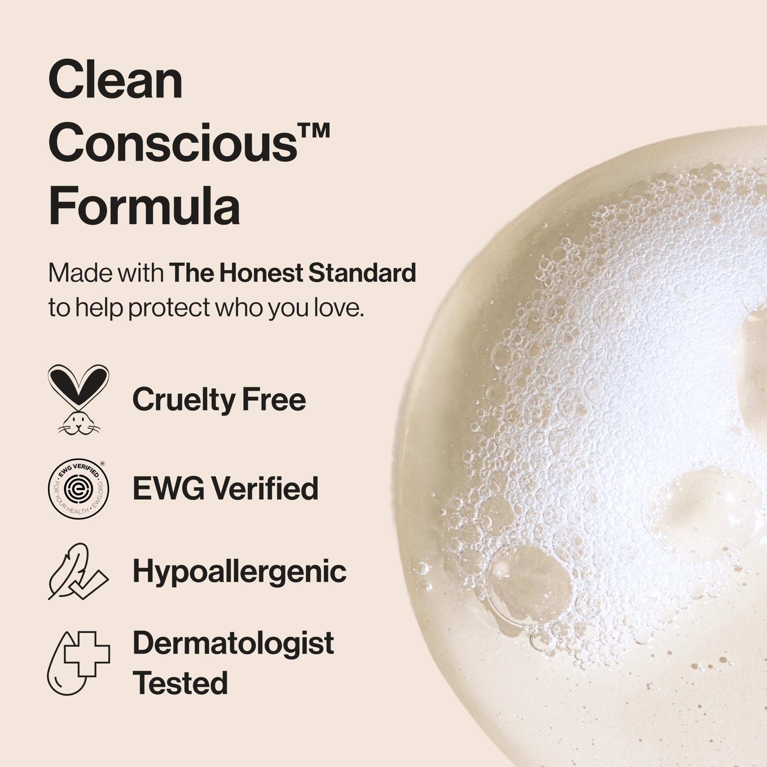 The Honest Company 2-in-1 Cleansing Shampoo Body Wash Gentle for Baby Naturally Derived, Tear-free, Hypoallergenic, Citrus Vanilla Refresh, 18 fl oz